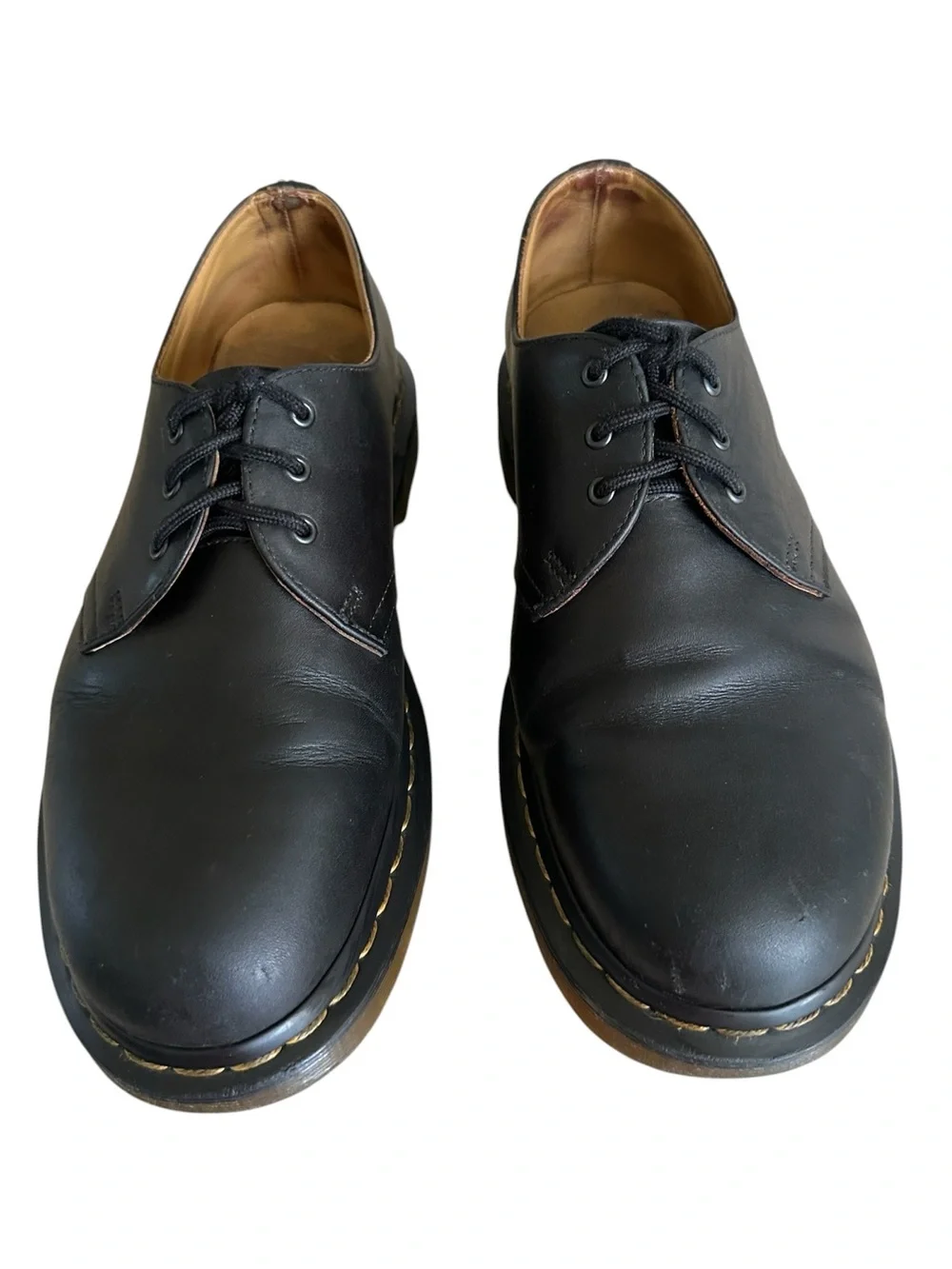 Dr. Martens For Life‎ 3 Eye Leather Derby Oxford Shoes Men's 8 Black 13377